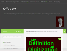 Tablet Screenshot of dibbern.biz